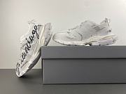 Balenciaga Signature Sneaker in White/black - 4