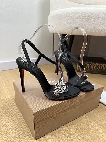 Christian Louboutin Rosalie Red Carpet - Height: 10cm 
