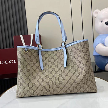 Gucci GG Emblem large tote bag  - size: 38 cm x 25 cm x 15 cm