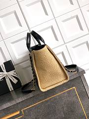Chanel Deauville Handbag Brown Black - size: 50*30*22cm - 2