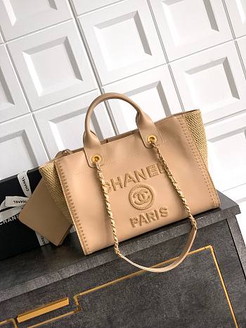 Chanel Deauville Handbag Brown - size: 50*30*22cm