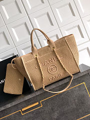 Chanel Deauville Handbag Beige  - 1