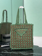 Prada Crochet Tote Bag Green - 36 x 38 x 3cm - 1