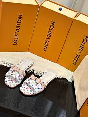 LV x TM 6AM Flat Mule White - 5