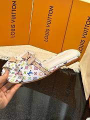 LV x TM 6AM Flat Mule White - 4