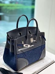 Hermes Birkin 25cm Hardware HAC Birkin Navy - 2