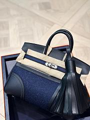 Hermes Birkin 25cm Hardware HAC Birkin Navy - 4