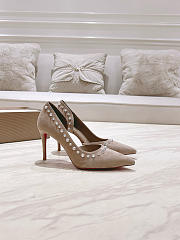 Christian Louboutin  Courreges Diving Crystal' Pumps Beige - 1