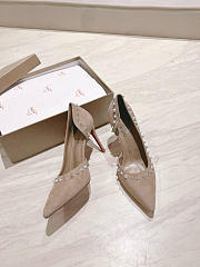 Christian Louboutin  Courreges Diving Crystal' Pumps Beige - 5