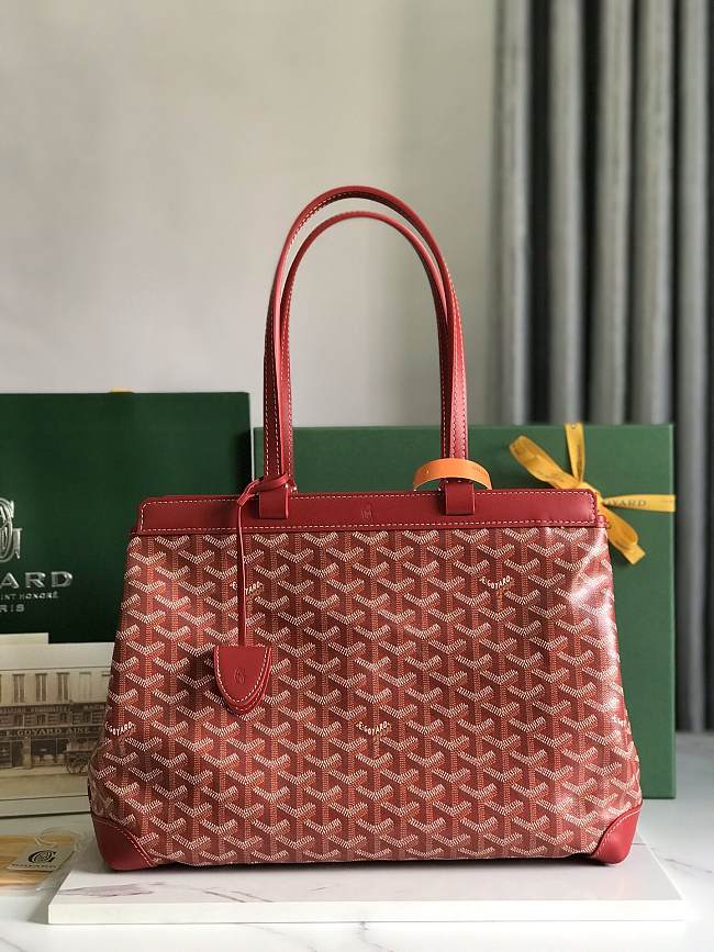 Goyard Bellechasse Biaude Bag Red - size: 36x15x27cm - 1