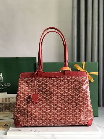 Goyard Bellechasse Biaude Bag Red - size: 36x15x27cm