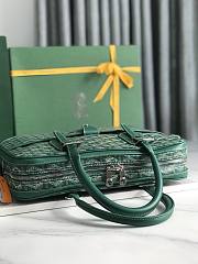 Goyard Goyardine Ambassade Green - 35x7x27cm - 4