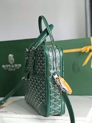 Goyard Goyardine Ambassade Green - 35x7x27cm - 5