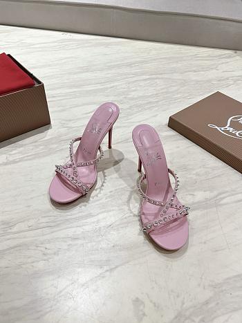 Christian Louboutin Tatoosh Spike Pink - Height: 10cm