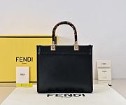 Fendi Sunshine Leather Black - size: 25cm - 5