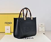 Fendi Sunshine Leather Black - size: 25cm - 3