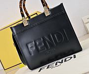Fendi Sunshine Leather Black - size: 25cm - 2