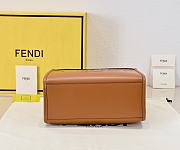 Fendi Sunshine Leather Brown - size: 25cm - 4