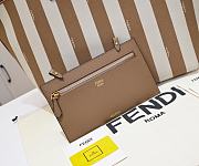 Fendi Roll Large Reversible shopper in Pequin - size: 35x22×19.5CM - 2