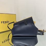 Fendi First Small Black nappa leather bag - size: 26x9.5x18cm - 1