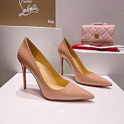 Christain Louboutin Kate Patent leather Blush - Height: 10cm - 2