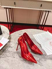 Christain Louboutin Kate Patent leather Red - Height: 10cm - 4