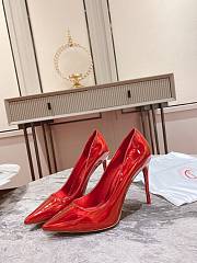 Christain Louboutin Kate Patent leather Red - Height: 10cm - 2