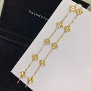 Van Cleef & Arpels Vintage Alhambra necklace 10 motifs  - 5
