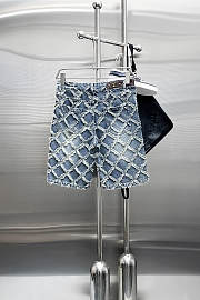 LV denim shorts Blue  - 5