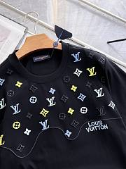 LV boutique short-sleeved T-shirt Black - 5