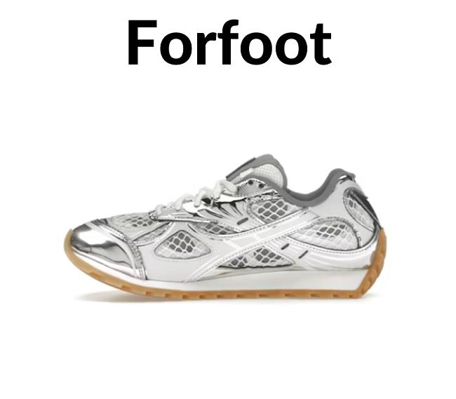 Bottega Veneta Orbit Silver White  - 1