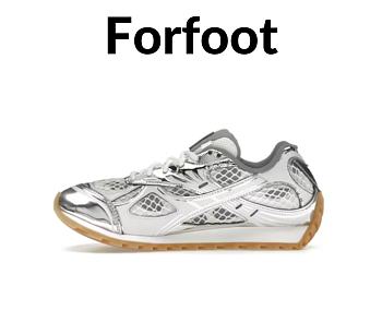 Bottega Veneta Orbit Silver White 