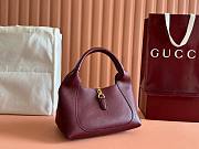 Gucci Softbit shoulder bag in red - size: 27.5 x 21 x 16cm - 4
