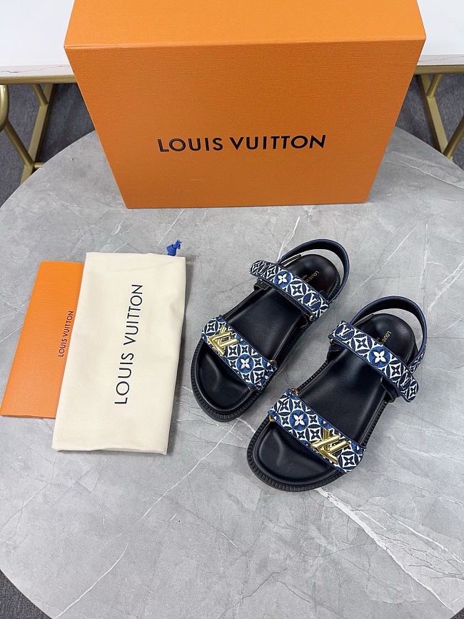LV Sunset Flat Comfort Sandal - 1