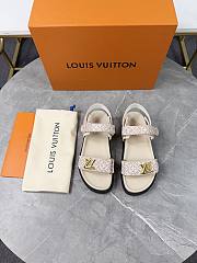 LV Sunset Flat Comfort Sandal Beige  - 1