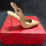 Christian Louboutin Hot Chick Slingback Pumps Nude - Height: 10cm - 1