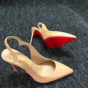 Christian Louboutin Hot Chick Slingback Pumps Nude - Height: 10cm - 3