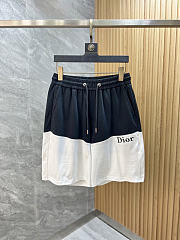 Dior round neck short-sleeved shorts suit - 3
