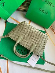 BOTTEGA VENETA Mini Cabat green - size: 22x6.5x15.5cm - 5