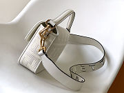 Fendi baguette bag White - Size:27x6x15cm - 5