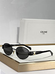 Celine Triomphe Metal 01 sunglasses in Metal - 1