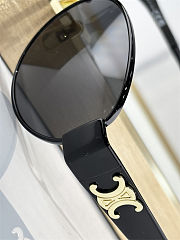 Celine Triomphe Metal 01 sunglasses in Metal - 3