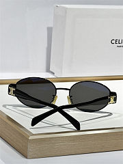Celine Triomphe Metal 01 sunglasses in Metal - 2