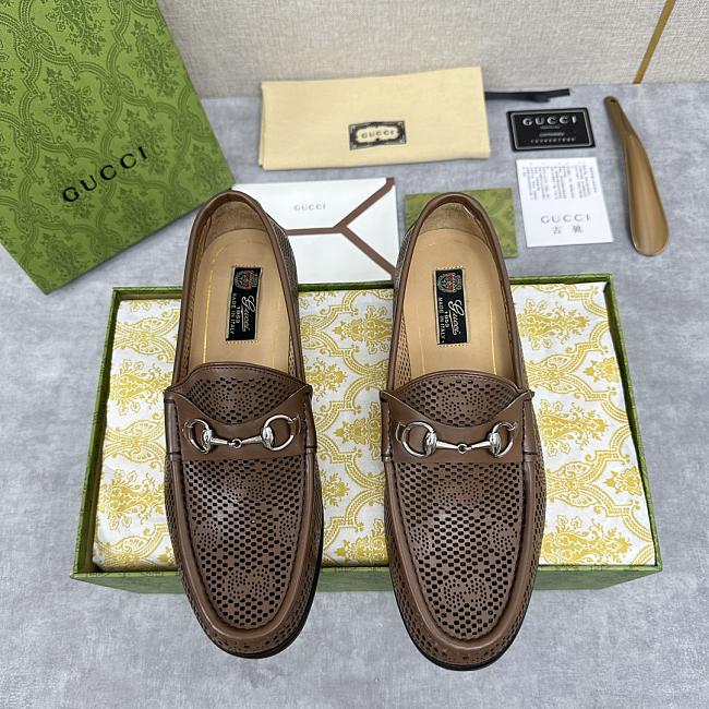Men's Horsebit 1953 loafer in Brown Leather - 1