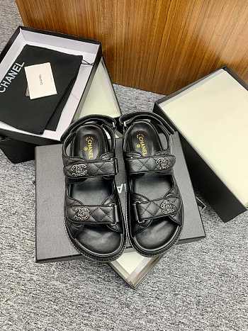 CHANEL Velcro Sandals 