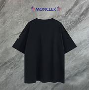 Moncler black T-shirt with logo  - 6