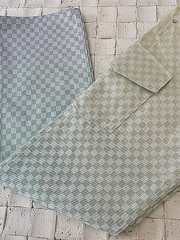 LV Damier Gradient Jacquard Denim Cargo Pants - 5