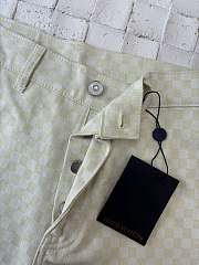 LV Damier Gradient Jacquard Denim Cargo Pants - 4