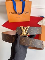LV DIMENSION Belt 40mm in Gold Logo - 2