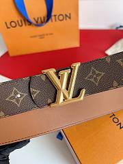LV DIMENSION Belt 40mm in Gold Logo - 5